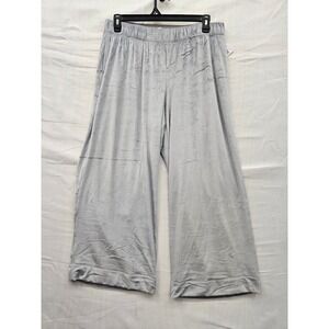 Jockey Womens‎ Velour Sleep Pants Gray Polyester Blend Loungewear Size XL